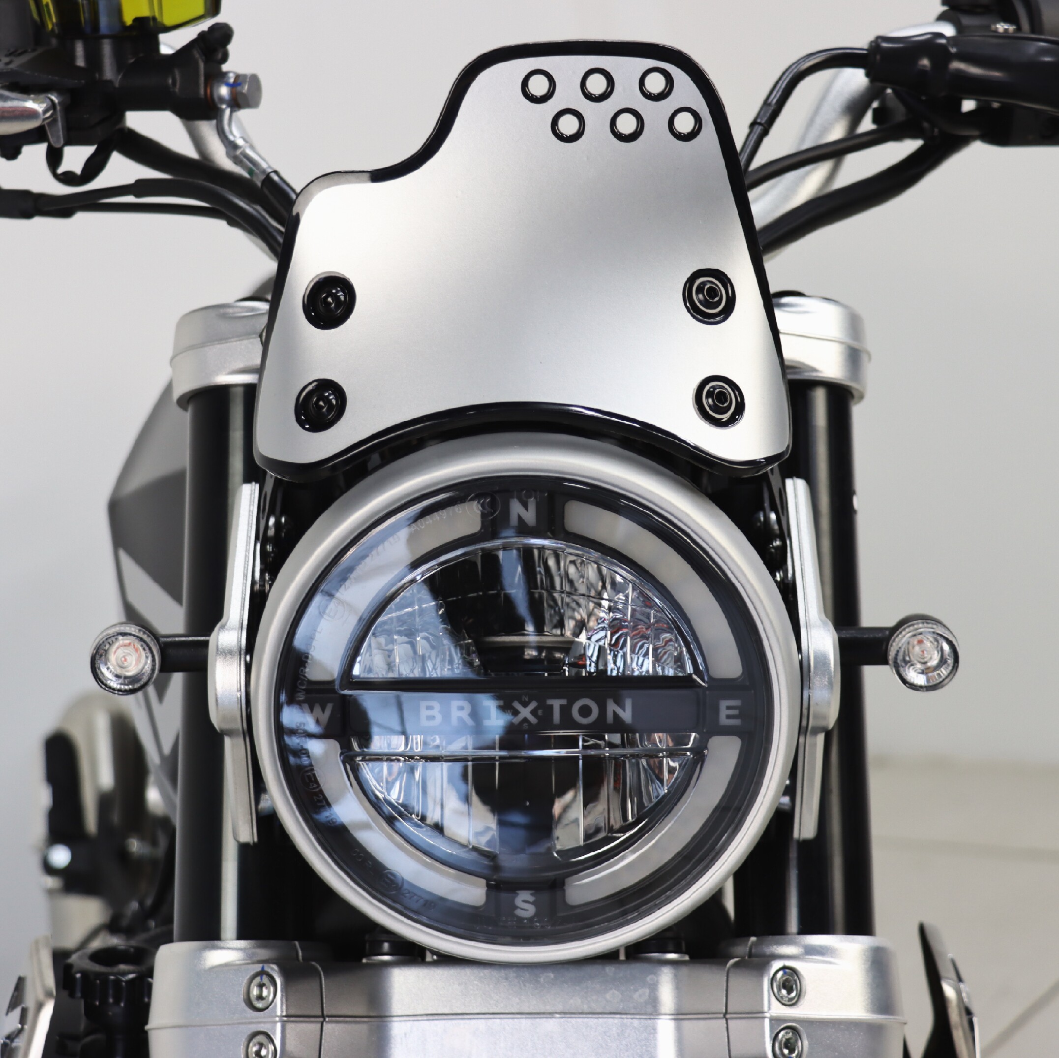 风挡改装高金gk500专用新款复古摩托车摩托车前挡风