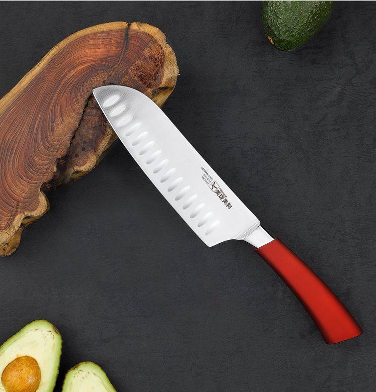 刀具美珑美利锋炫7寸厨刀水果厨师德国进口不锈钢多功能刀