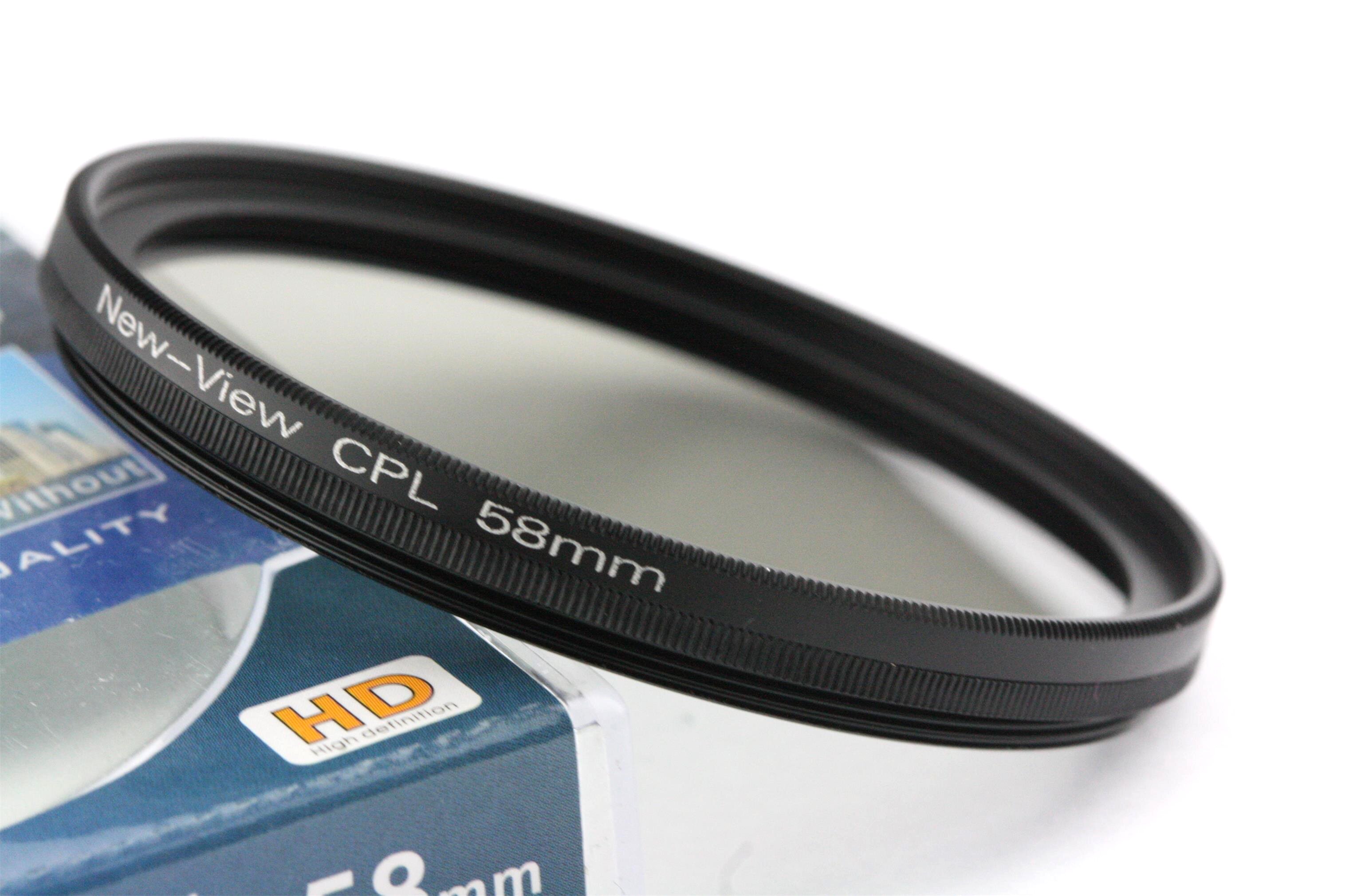 新境界境界new-view偏振cpl58mm滤光单反镜头滤镜