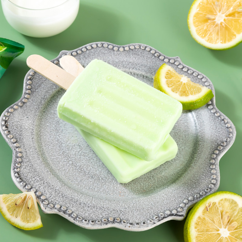 5支美冰青柠酸奶雪糕82g清新爽口水果冰淇淋冰淇淋