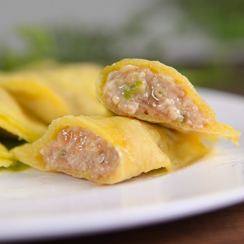 【唐人基】手工蛋饺180g 新鲜速冻鲜肉蛋饺 关东煮料理火锅食材