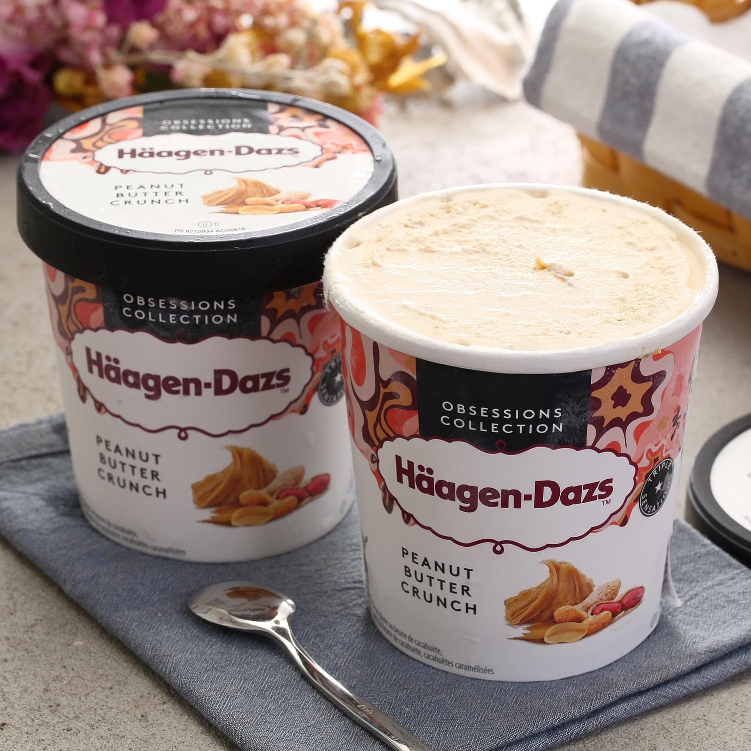 冰淇淋460ml2桶法国原装进口哈根达斯大盒我买网网红冰淇淋