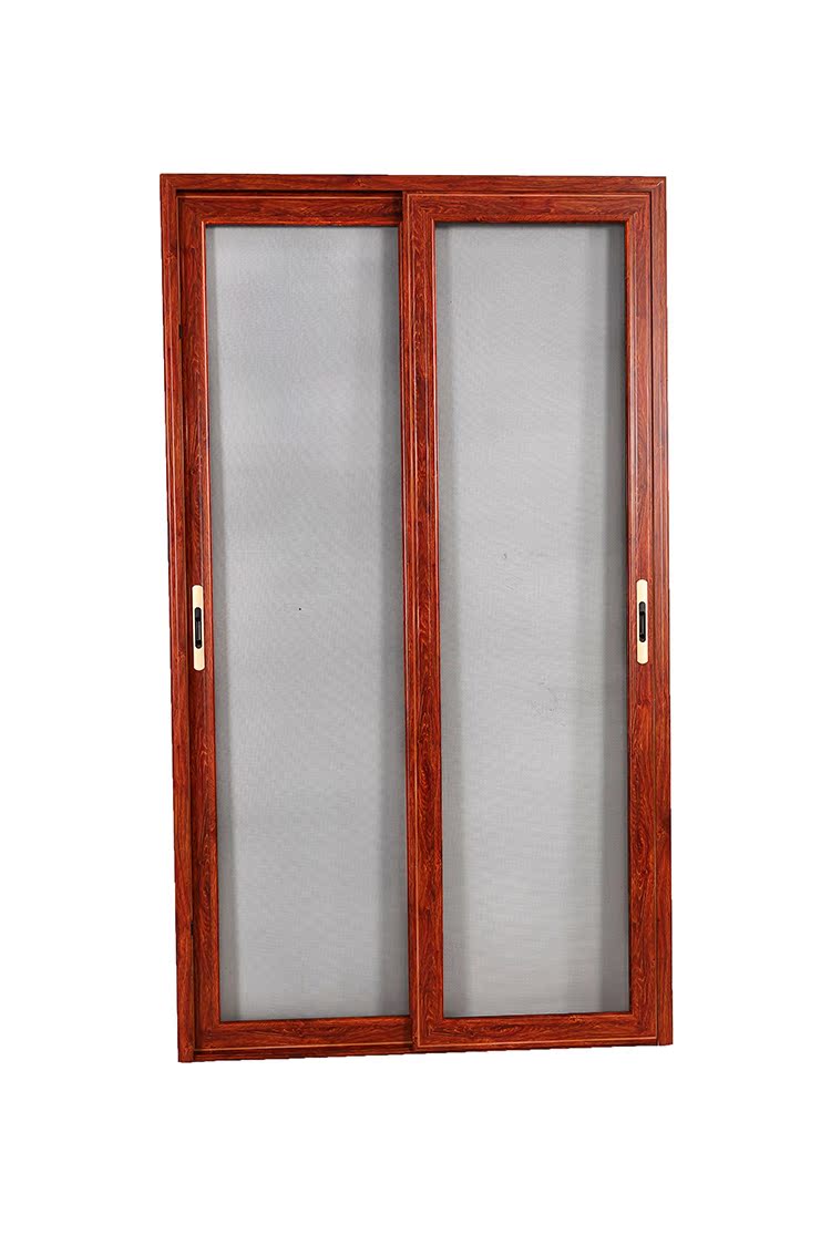 深圳定制金刚网防盗推拉纱门防蚊左右推拉移门纱门铝合金纱门窗