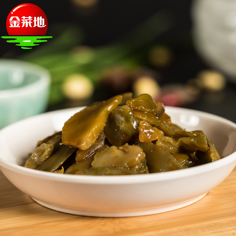 金菜地 100g莴笋心下面拌饭小菜泡菜酱腌菜咸菜块状蔬菜安徽特产