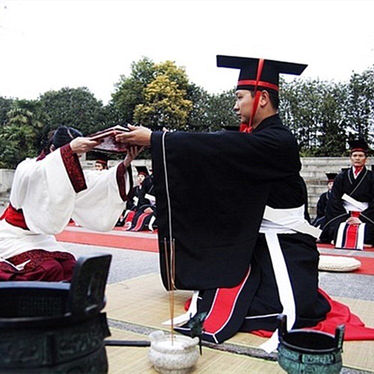 古代官帽学士帽汉服头冠玄端平顶冠中式婚礼帽子