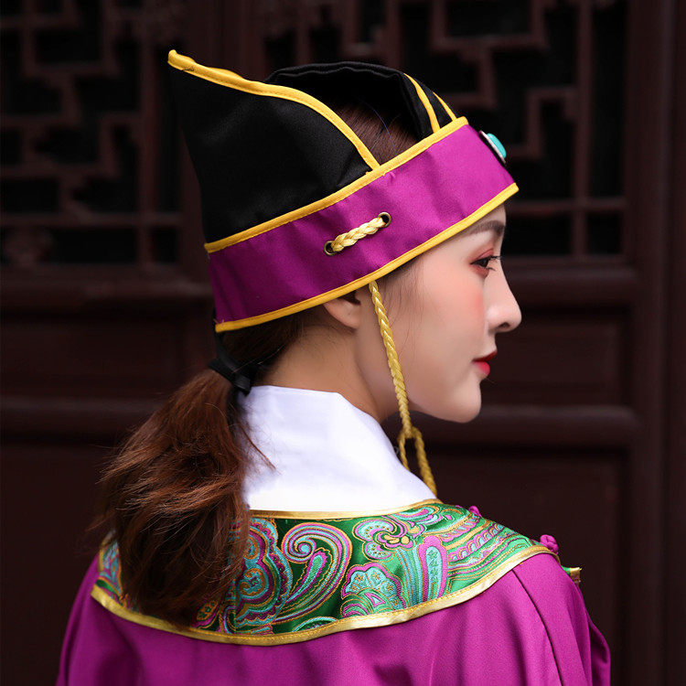 帽子服装成人古装祭孔大臣梁冠祠堂祭祀帽子