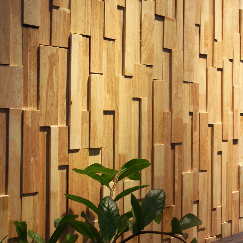 实木马赛克背景墙原木客厅电视木质墙船木马赛克门头卧室装饰材料