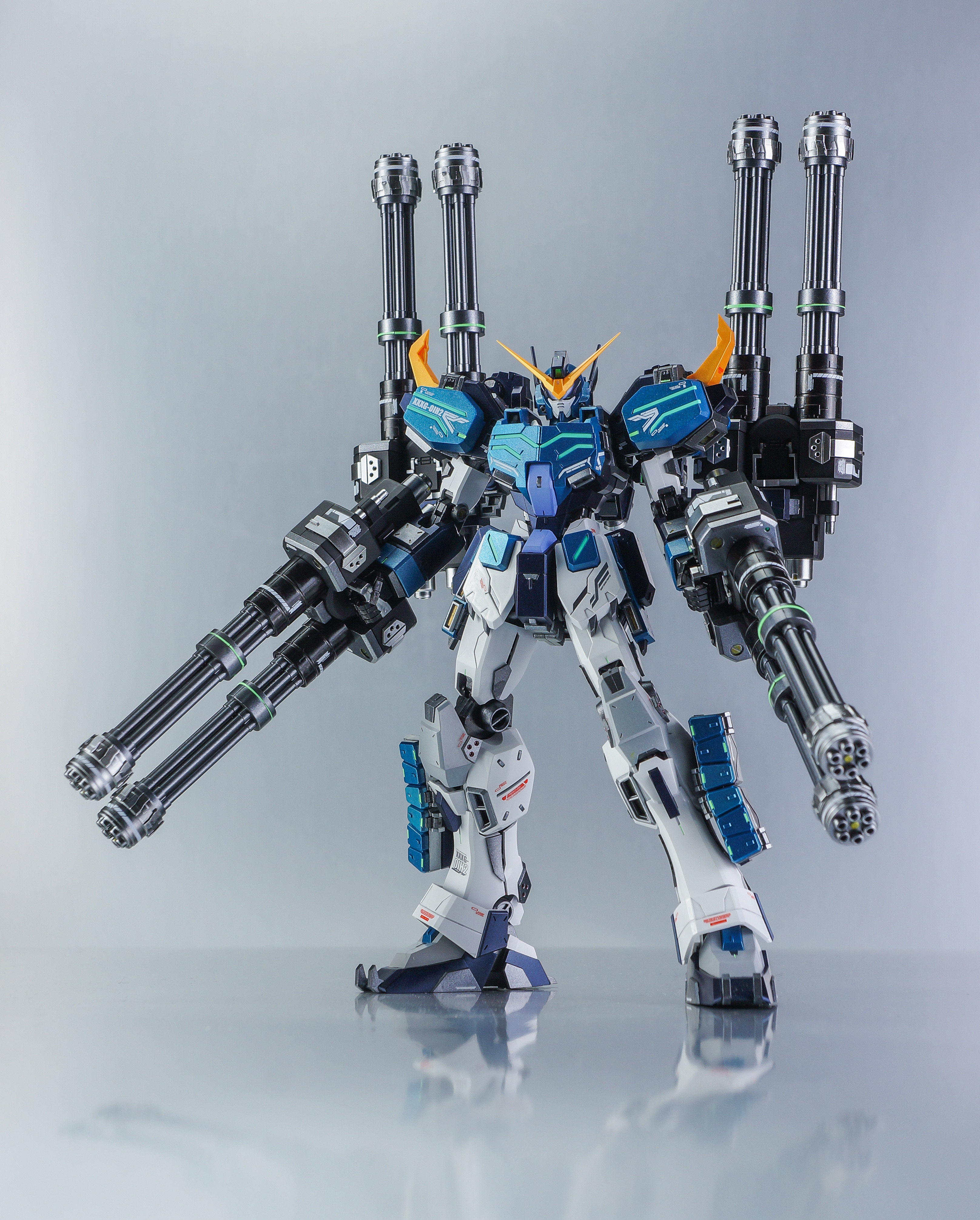 漫心板喷高达超重重炮金属涂装效果高达模型专区