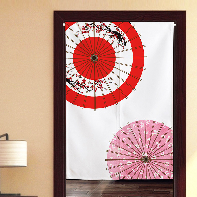 日式门帘半帘定制隔断玄关厨房卫生间布艺挂帘门帘