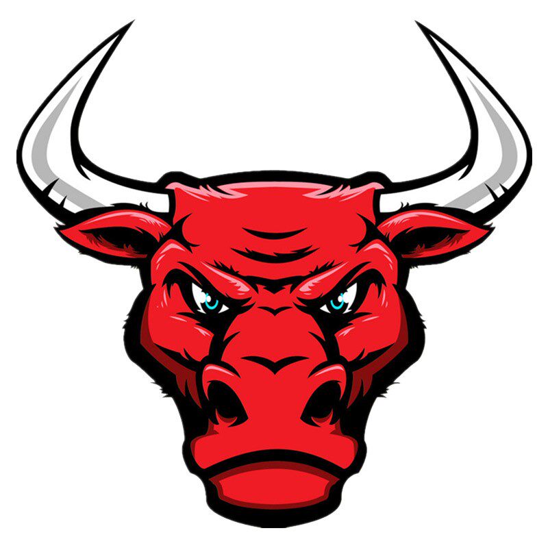 车贴红色公牛贴纸创意个性牛头装饰汽车装饰贴