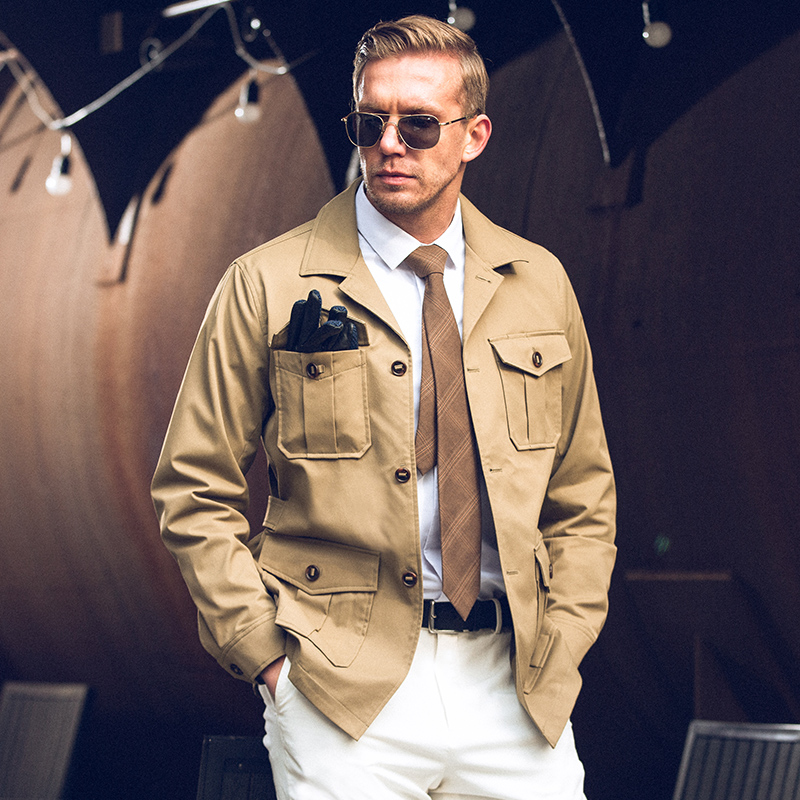 龙牙游猎夹克战术春秋复古外套男户外铁血