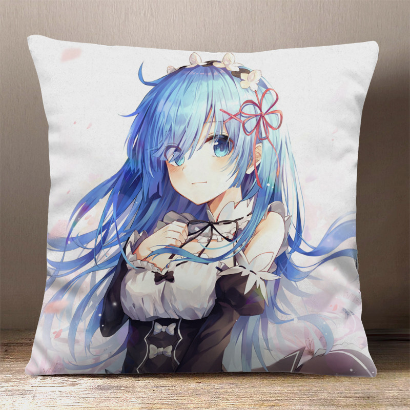 蕾姆抱枕零开始世界圣诞白无垢动漫男生睡觉定制动漫毛绒