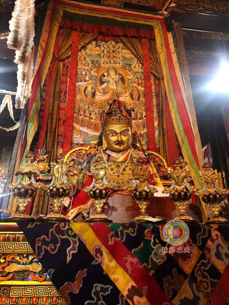 萨迦之光免费结缘桑耶寺如我一般莲师铜版纸kai藏族唐卡