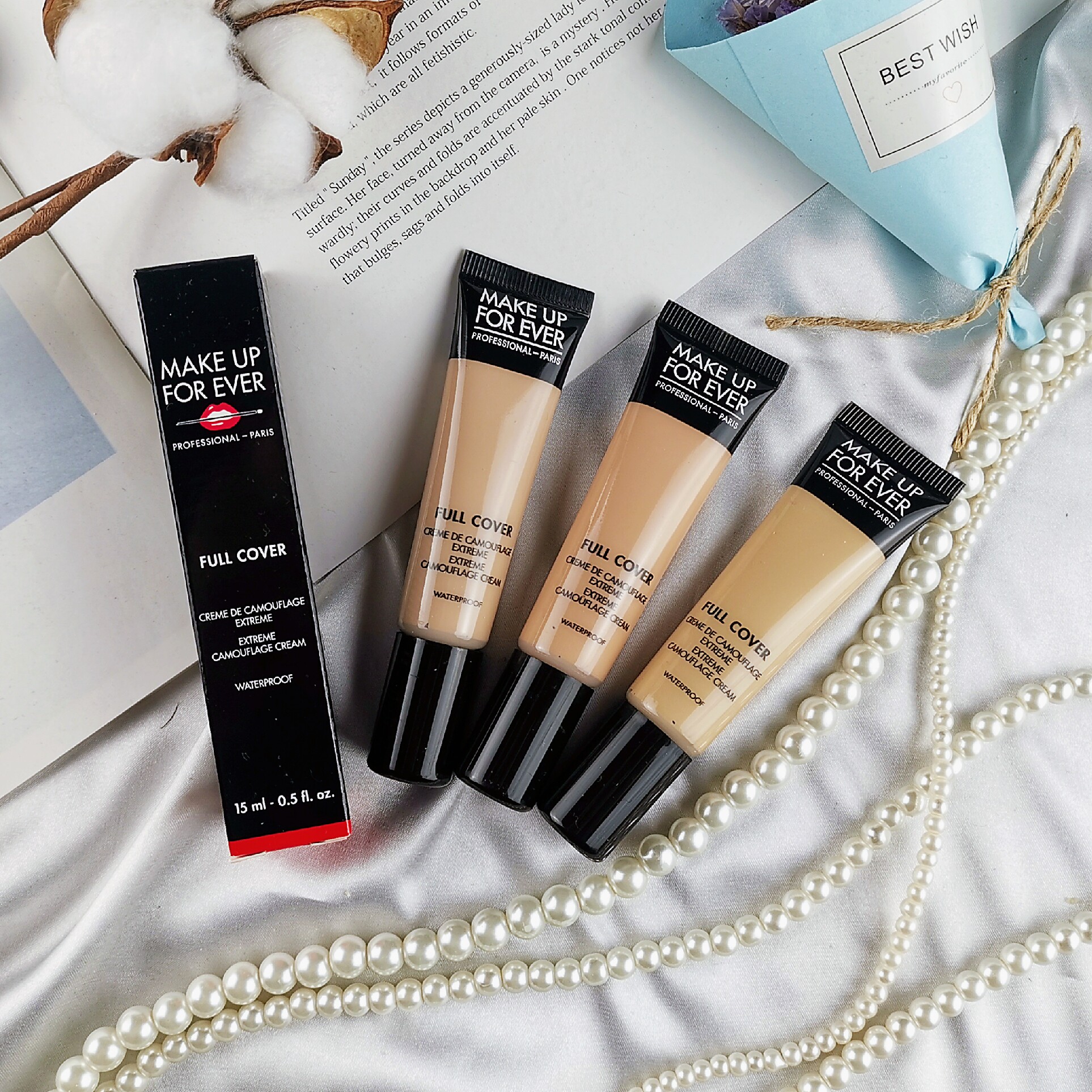 make up forever/makeupforever浮生若梦玫珂菲full cover遮瑕膏