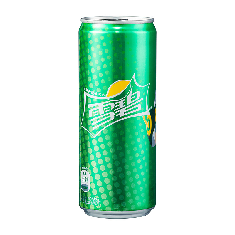 雪碧摩登罐拉罐330ml24听柠檬汽水碳酸饮料江浙沪碳酸饮料