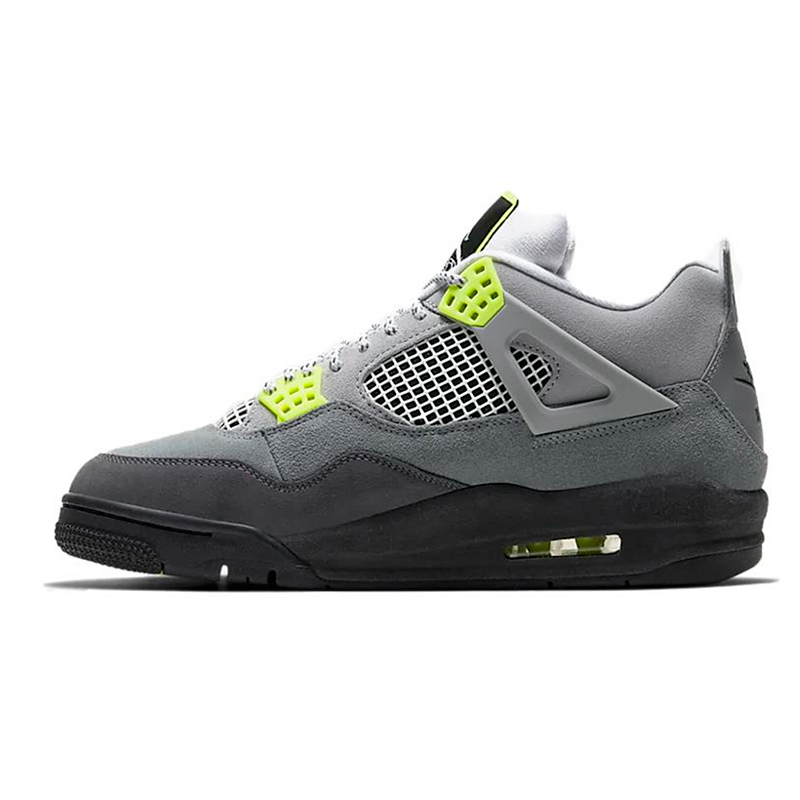 【小琦鞋柜】air jordan 4 neon aj4 灰绿麂皮 篮球鞋 ct5342-007