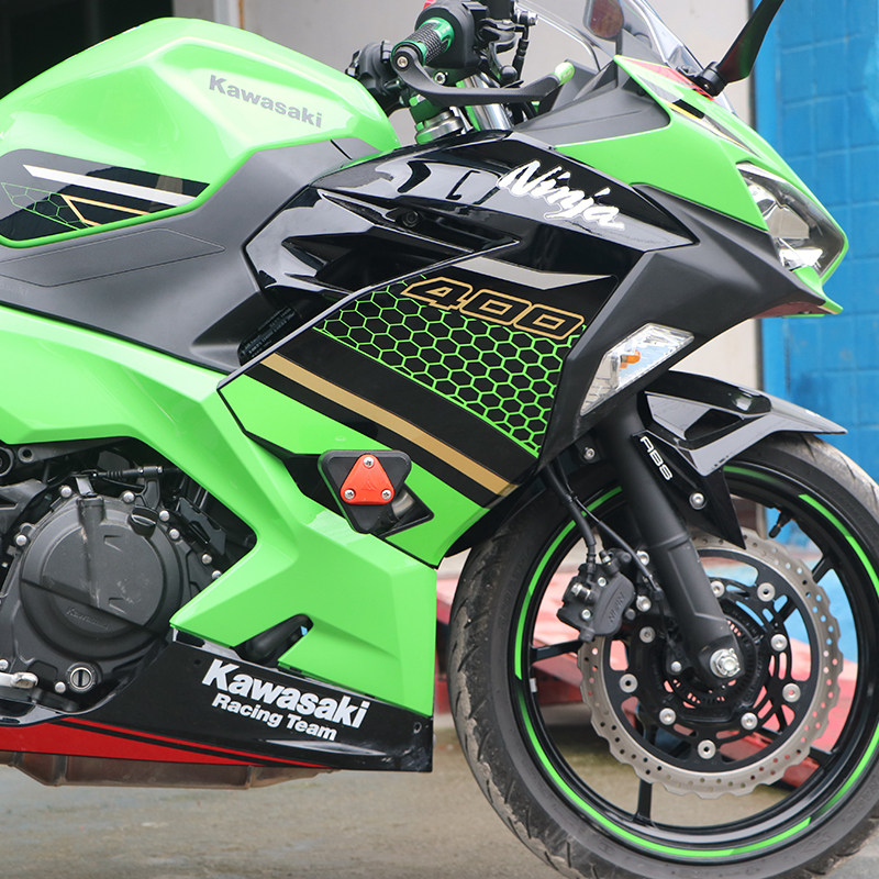 适用于川崎保险杠kawasaki忍者ex400g竞技一字防撞ninja摩托车保险杠