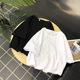Simple solid color short-sleeved summer 2020 new Korean men loose ins on clothes Tide brand trend short-sleeve cotton t-shirt Simple solid color short-sleeved summer 2020 new Korean men loose ins on clothes Tide brand trend short-sleeve cotton t-shirt