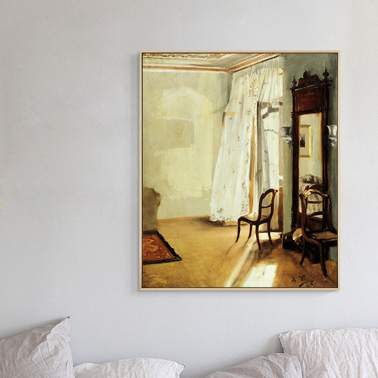 璞图艺术复古怀旧微喷现代油画布装饰画门采尔静物室内绘画包邮