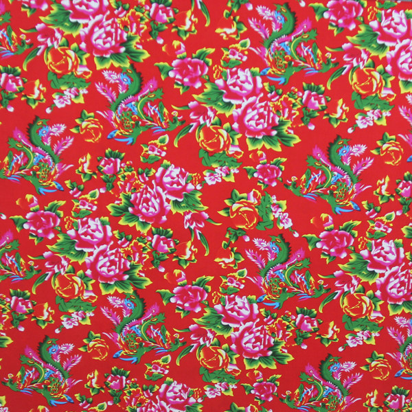 东北大花布民族装饰布料老花桌布 推荐