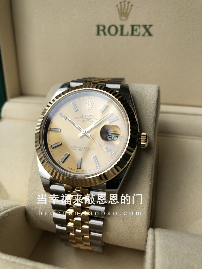 恩恩十年老店 国行 劳力士 日志型 五节时刻 男表 126333