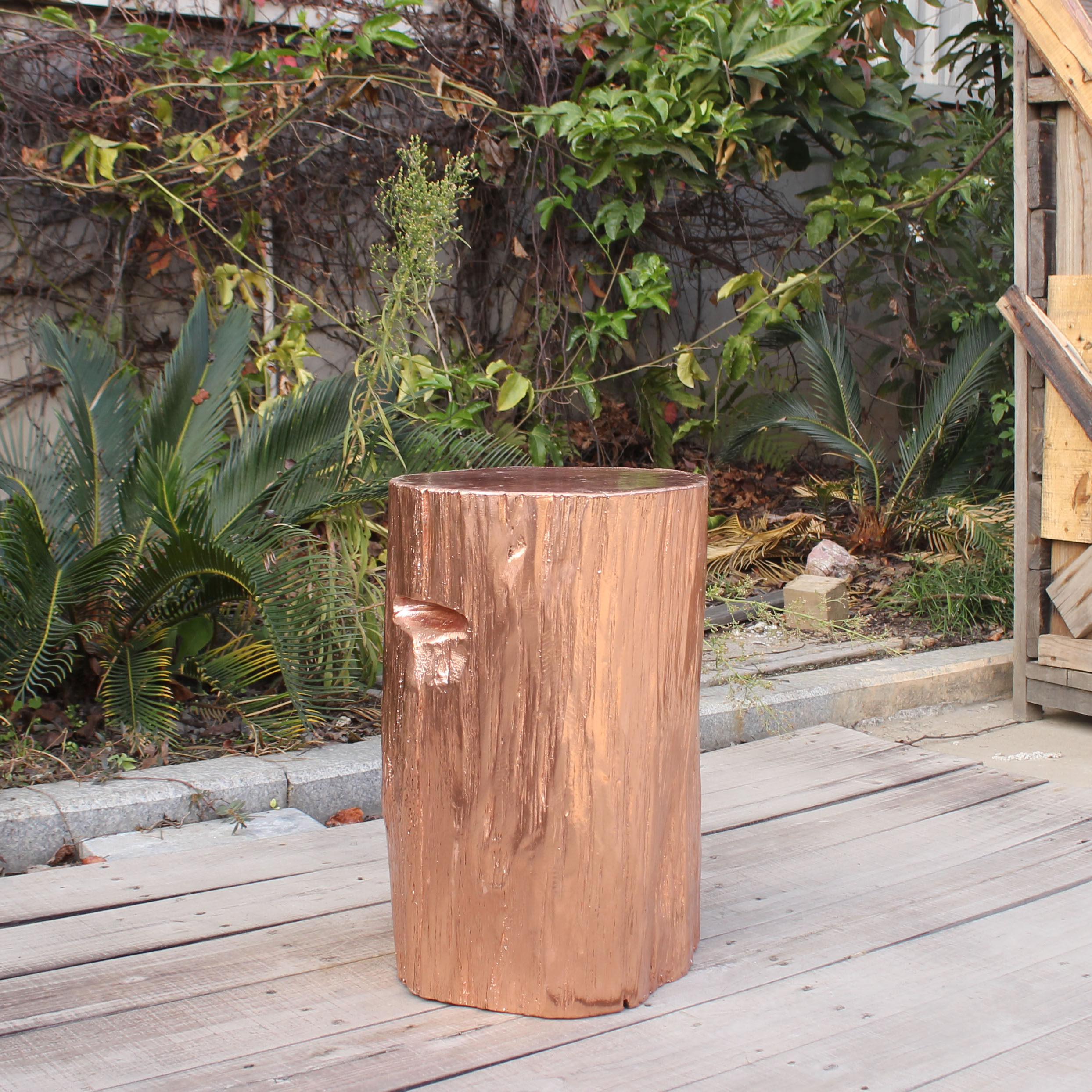 实木矮凳北欧轻奢奢风圆木树桩沙发根雕凳子根雕凳子