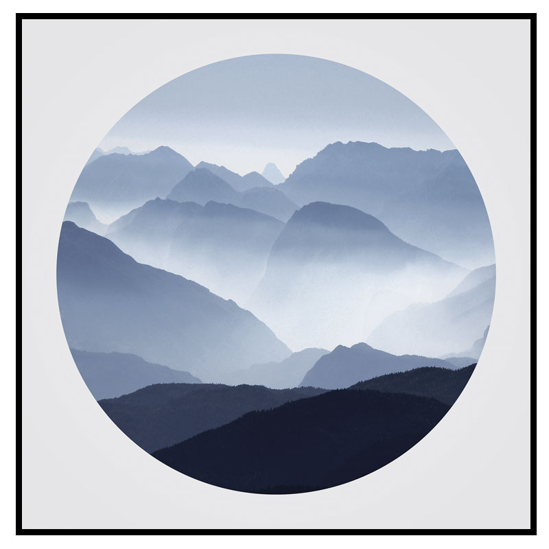 抽象水墨现代简约新中式山水国画客厅玄关装饰画沙发背景墙挂画 - red