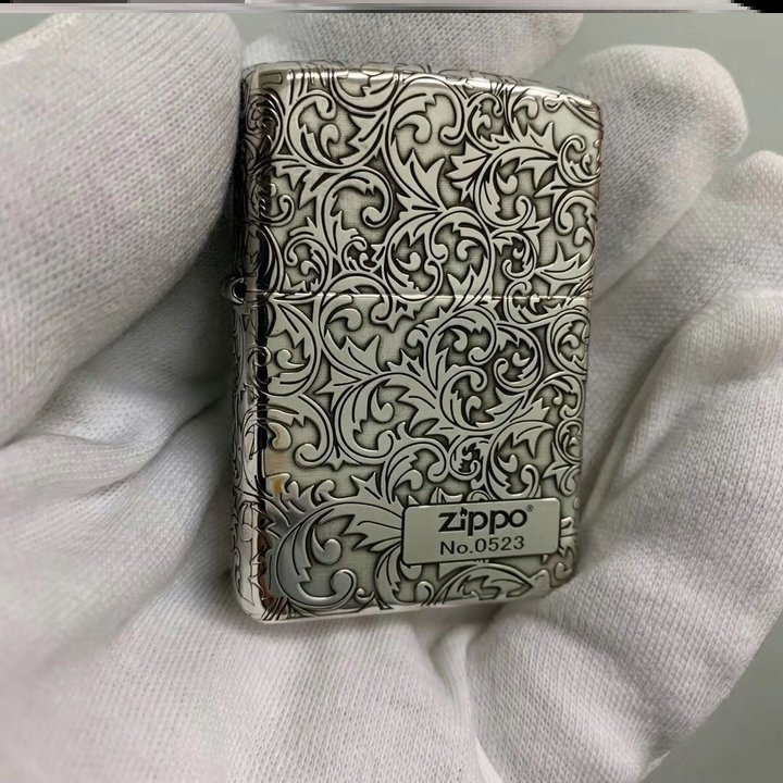 zippo唐草打火机原装进口五面图案蔓藤繁花似锦富贵繁花zippo