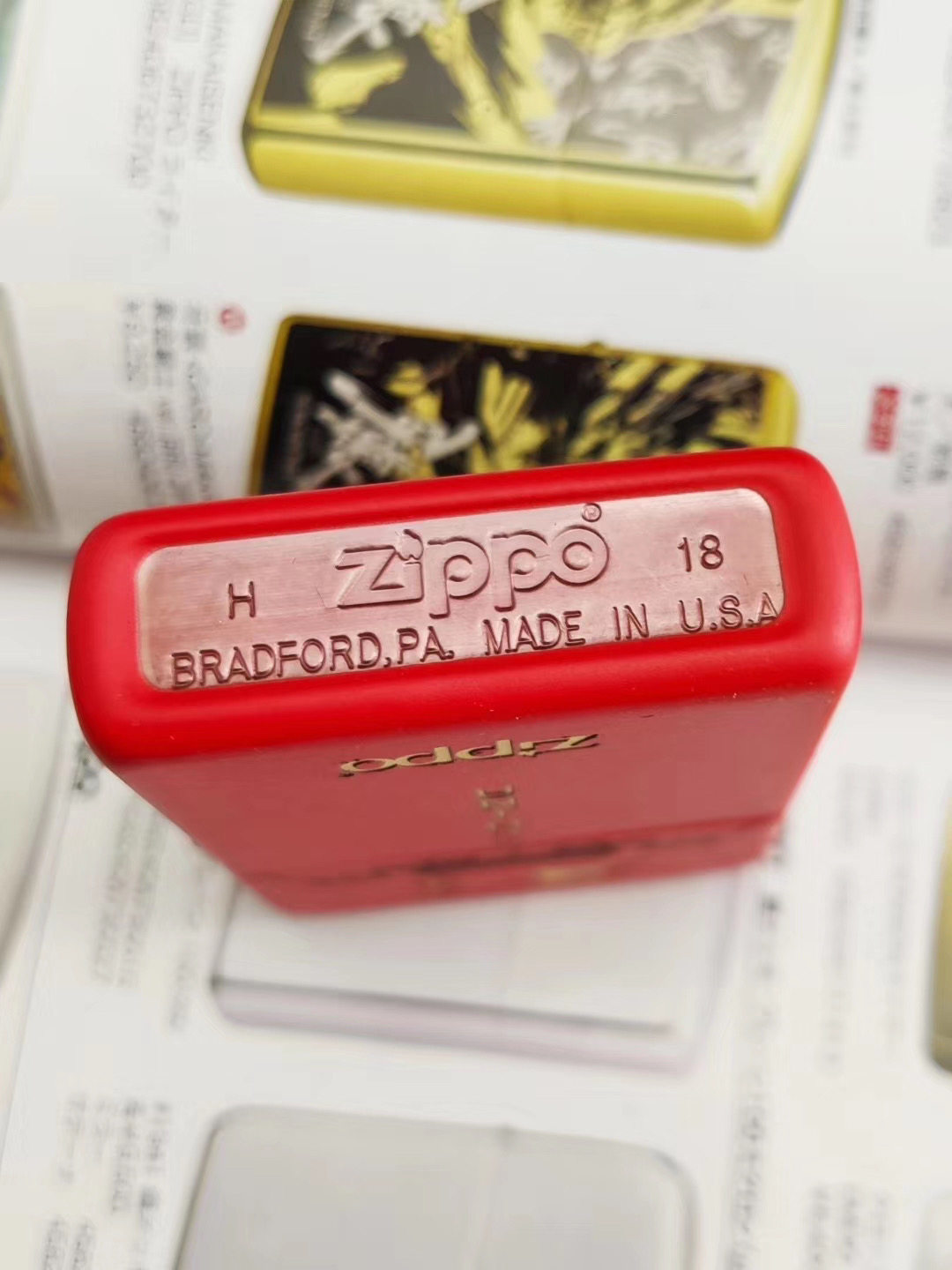 zippo打火机正品美国原装70周年哑漆纪念黑色凿边款zippo