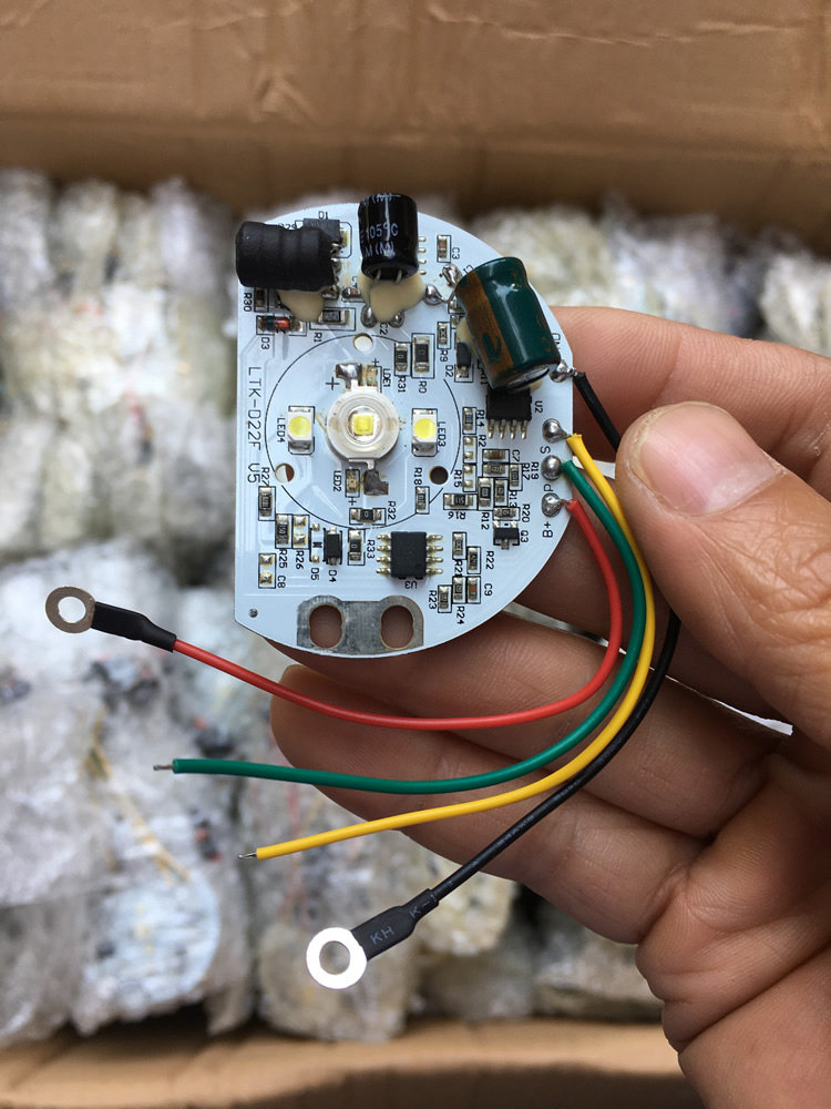 led头灯灯板 高亮贴片灯珠 铝基板散热好 两档亮度 diy台灯夜灯泡