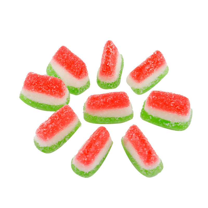 西瓜果味软糖500g儿童零食散装橡皮糖qq幼儿园传统糖果