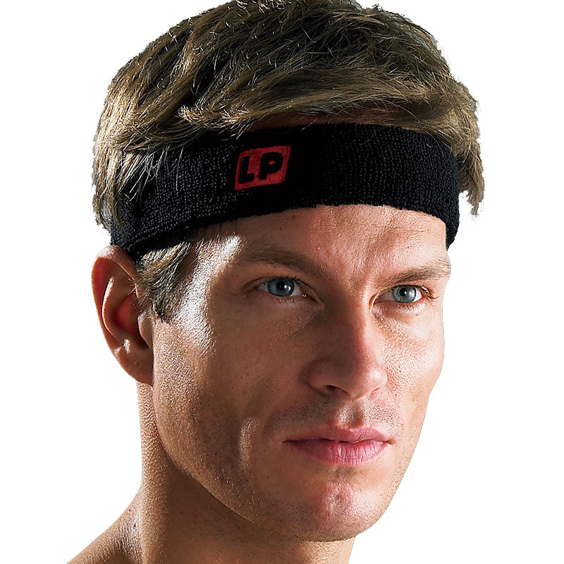 lp纯棉吸汗篮球护额运动头带男女网球头巾运动护具