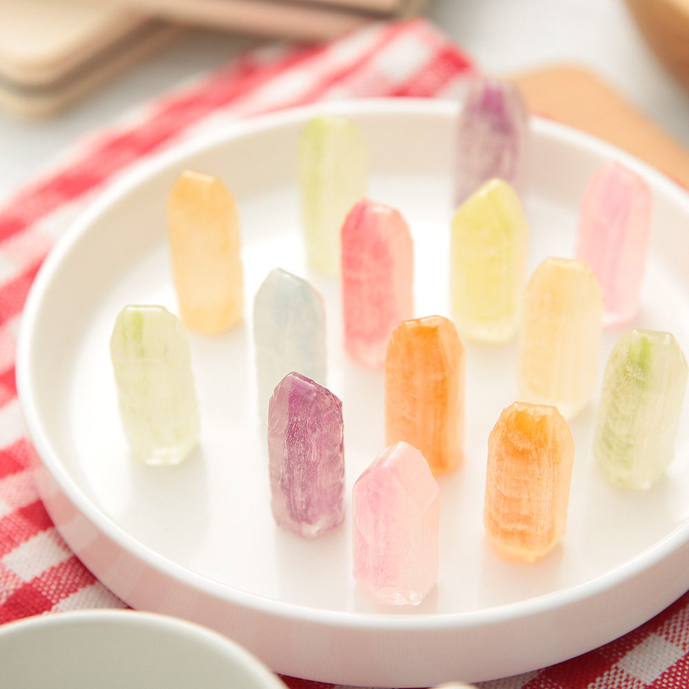 日本进口甘露kanro彩色铅笔76g乐水水果糖结婚糖果