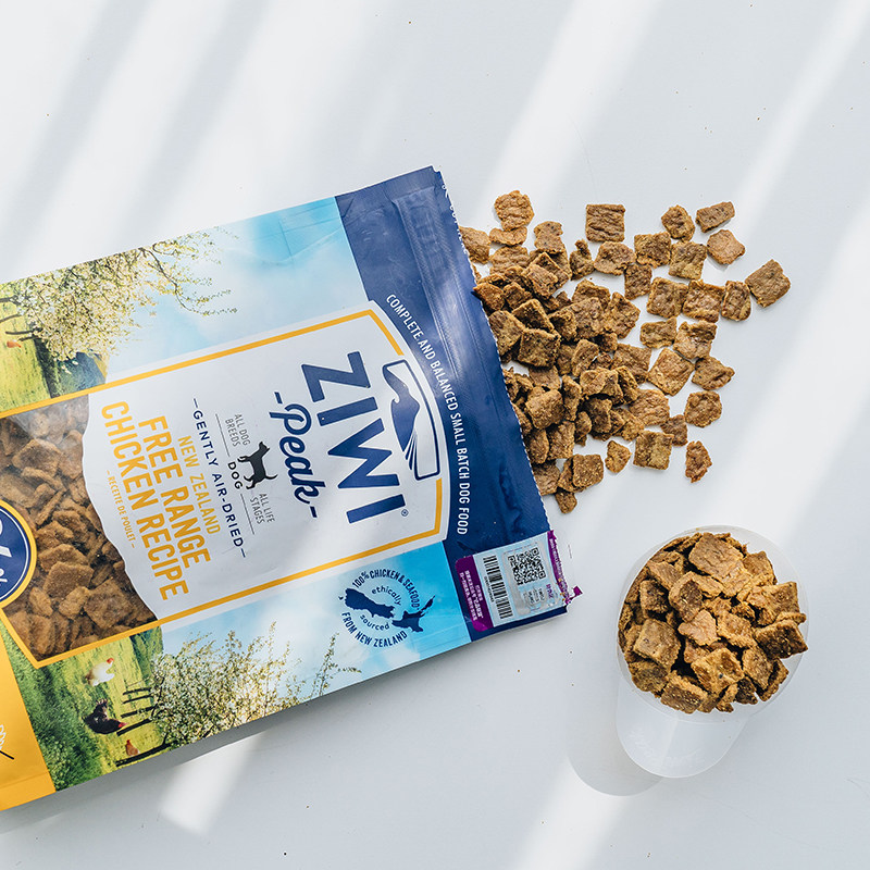 新西兰进口ziwi巅峰狗粮风干无谷犬粮高蛋白鲜肉狗全价膨化粮