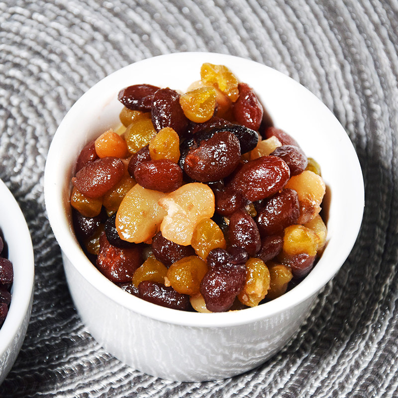 500g多彩豆蜜蜜豆开袋即食熟红豆糖纳豆奶茶沙冰甜品烘焙辅料原料