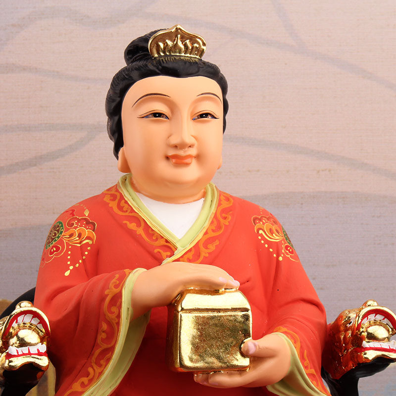 树脂彩绘佛像太爷太奶客厅神像桌面家居摆件摆件