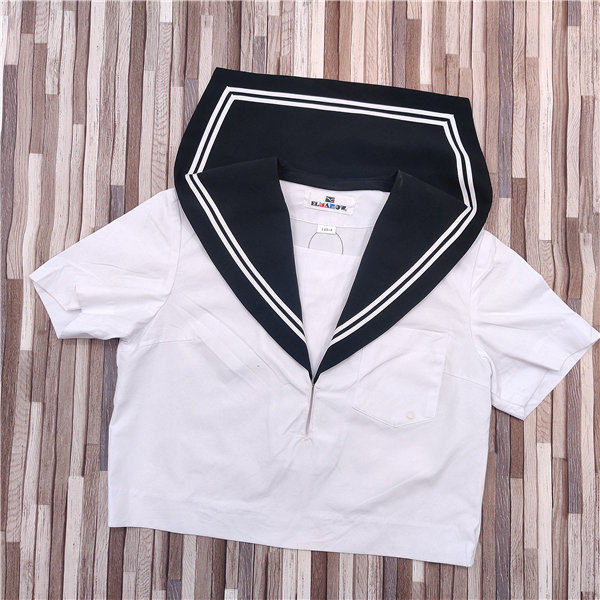 中古日制校供本校正统校服jk制服水手海军学生校服
