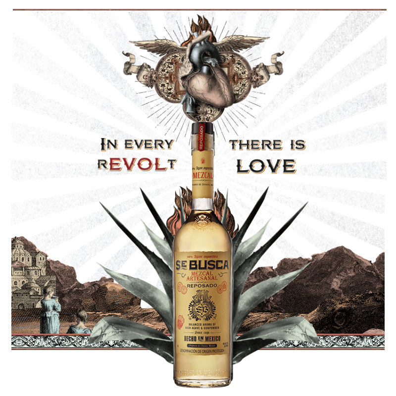 圣布斯卡金樽手工梅斯卡尔龙舌兰酒陈年sebuscamezcal700ml