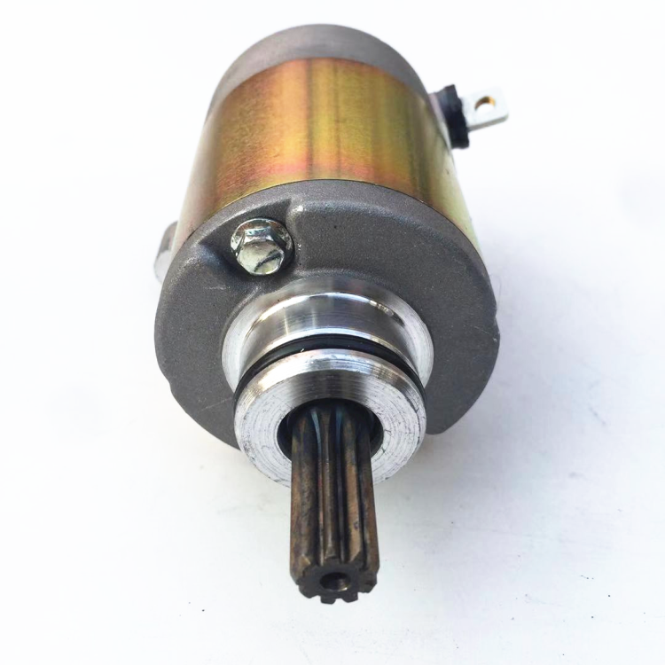 适用铃木红宝hj125t18a灵迪uzum125ta启动马达起动马达