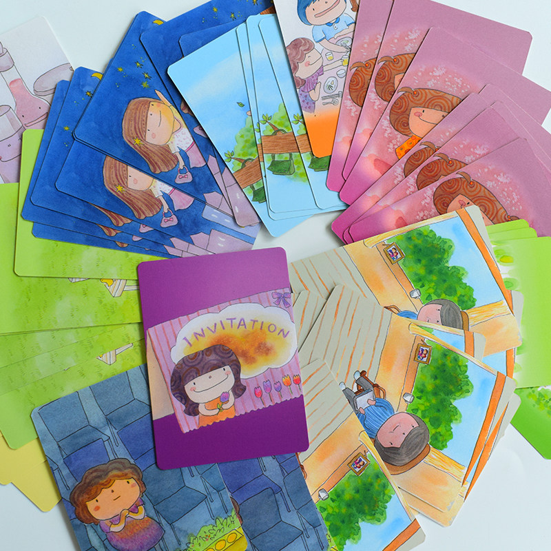 现货悟卡叙事重组会员概念所设设计卡片桌游卡牌