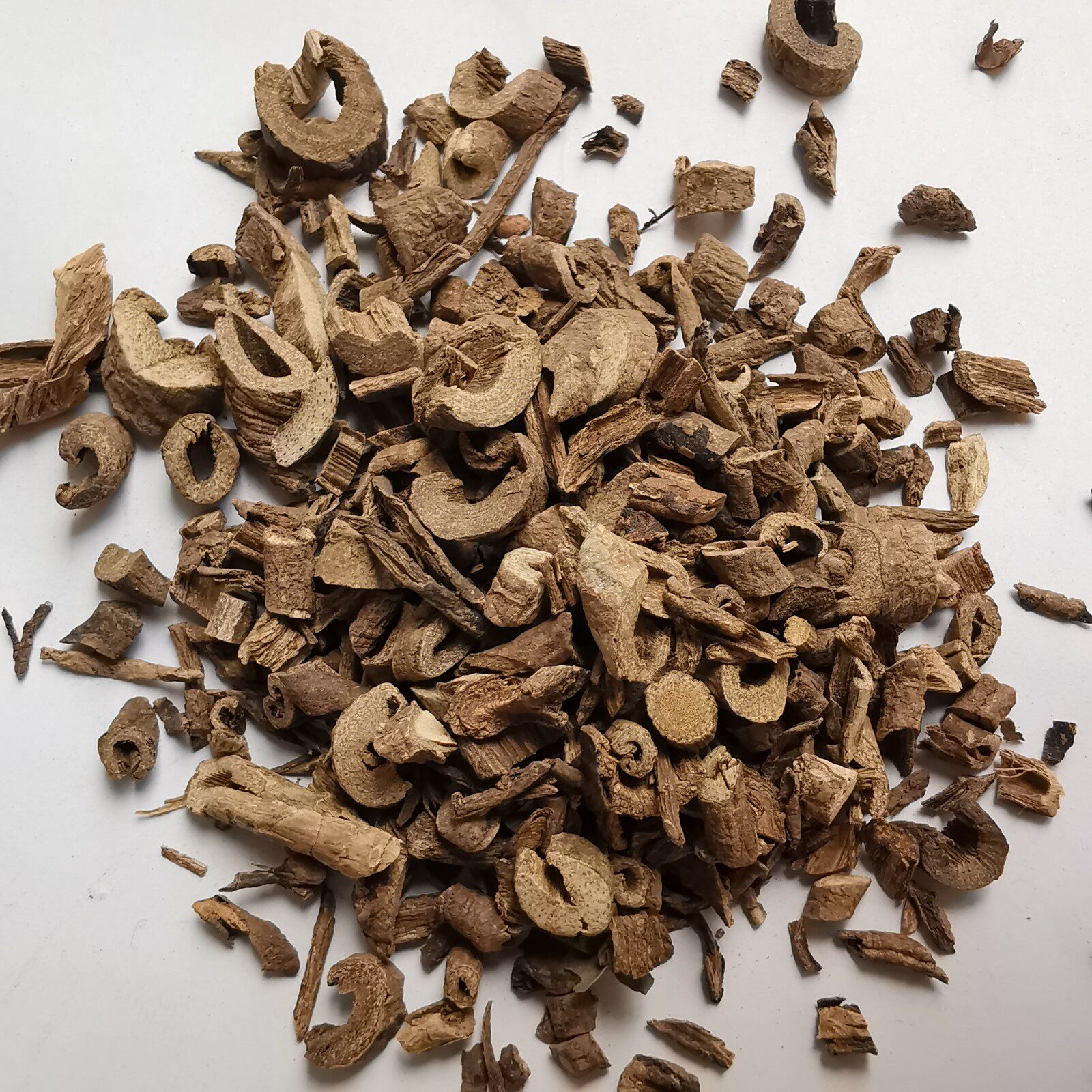 五加中药材野生五谷红五加皮实物拍摄量大从优五加皮