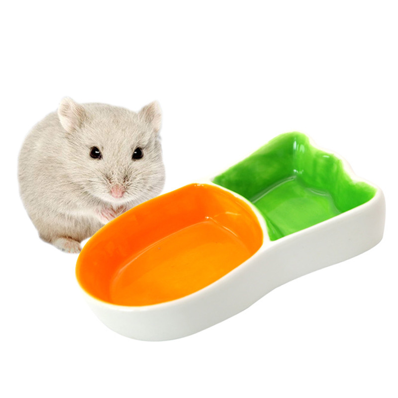 仓鼠食盒食盆金丝熊陶瓷瓷碗打翻食碗大号可爱食盆