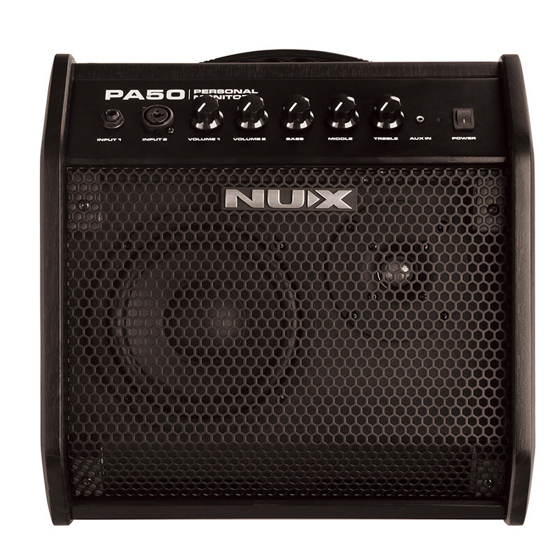 小天使nux pa-50多功能便携监听乐器音箱电鼓 pa50电吉他贝司音箱