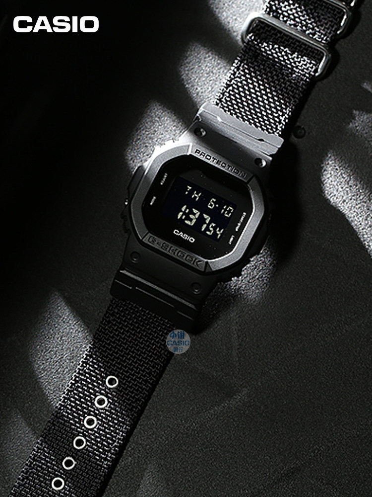 casio卡西欧小方方块gshock黑色学生潮流防水运动日韩腕表