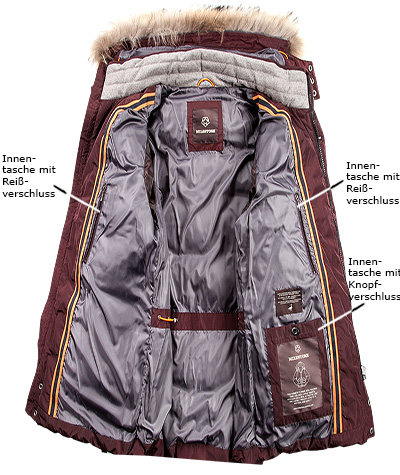 羽绒服 德国代购 夹克 可脱卸帽毛 貉子毛 milestone 男款 - 女性在线