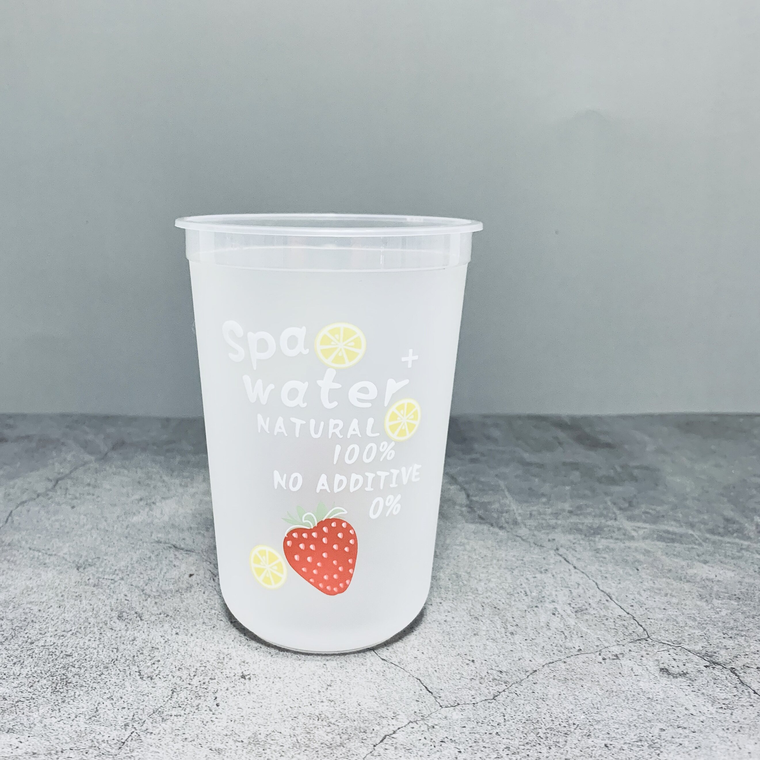 一次性磨砂奶茶水果脏脏90口径500圆胖胖注塑700ml塑杯