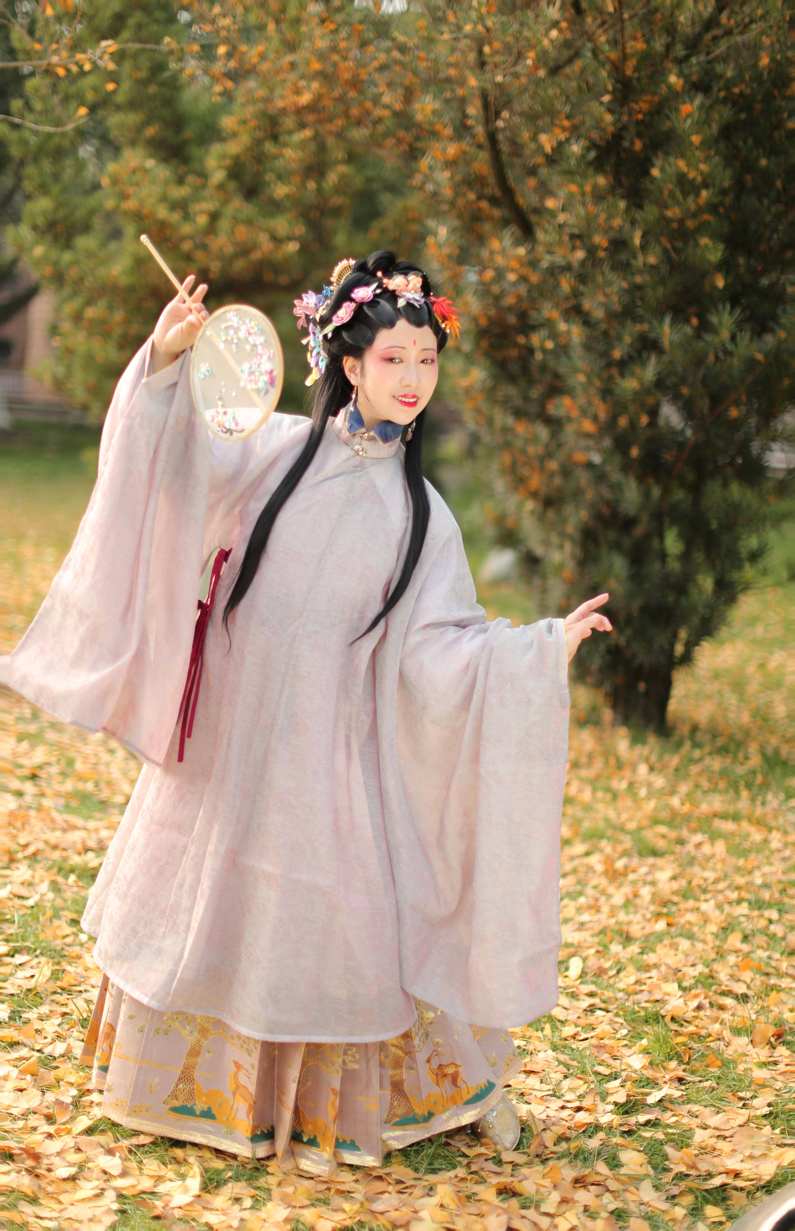 明制拿来连升一路长袄长衫粤华百忍堂汉服活动汉服定制