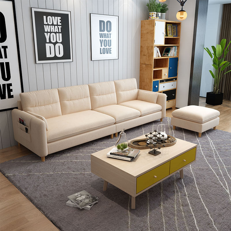 沙发北欧简约现代布艺可拆洗沙发小户型小客厅网红款_双氙车灯改装网