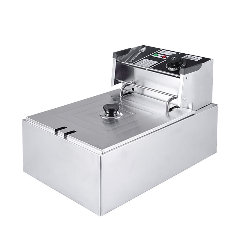 商用油炸锅电炸炉炸薯条油条鸡排机摆摊煤气炸炉商用炸锅