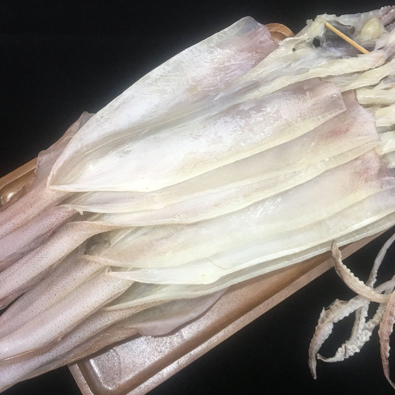 鱿鱼潮汕本港特产新货甲子500g包邮56个半干鱿鱼干